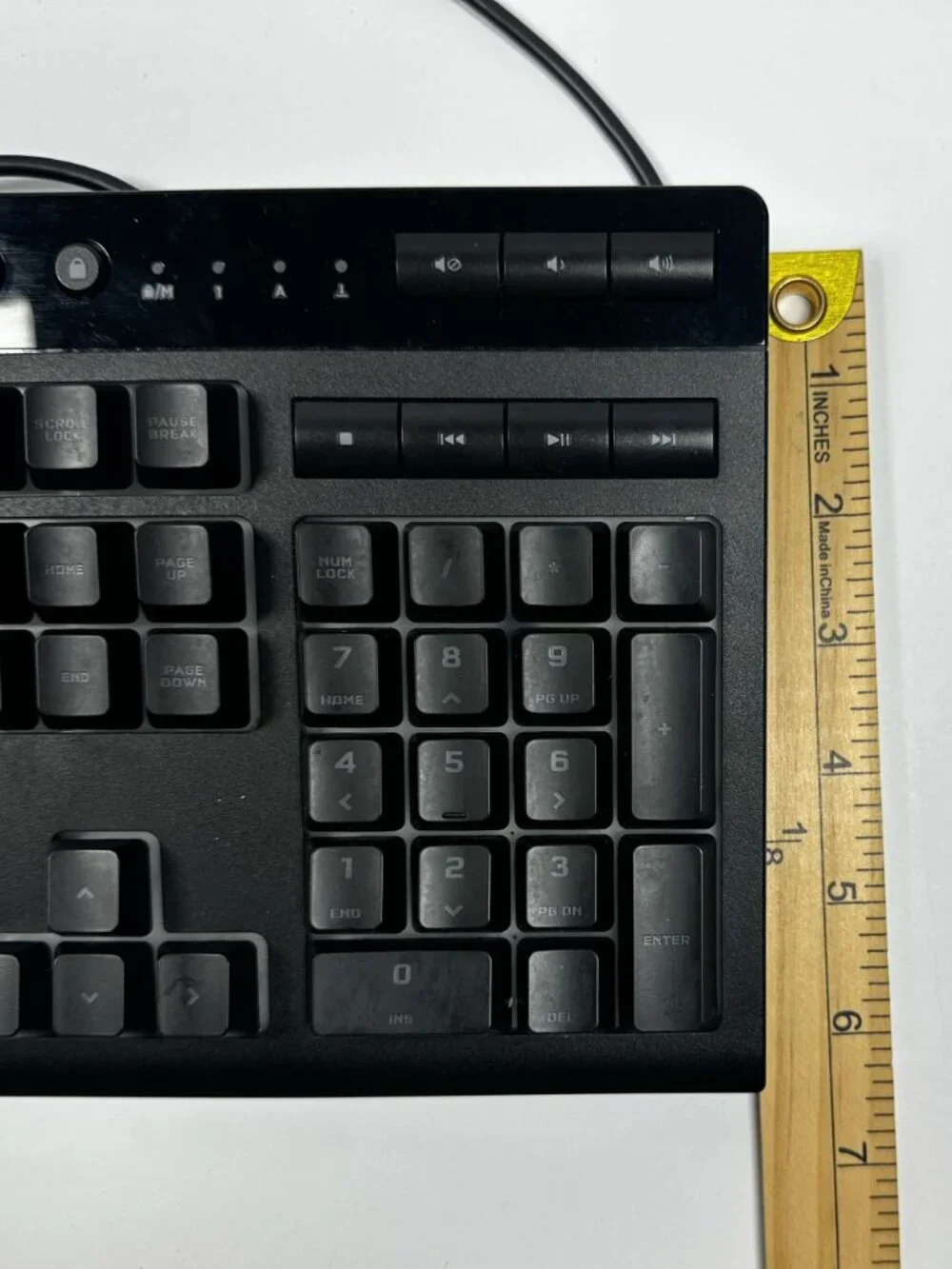 Corsair‎ K55 RGB PRO Wired Gaming Keyboard Black (CH-9226765-NA) Tested & Works